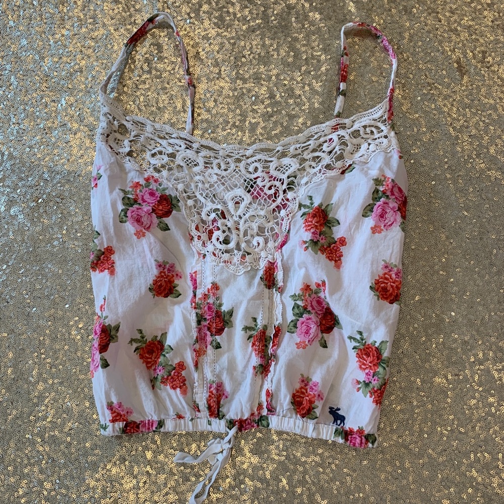 Abercrombie & Fitch Lace Trim Cami